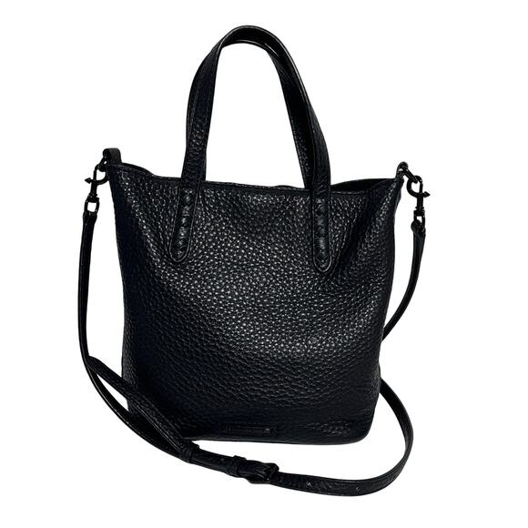 Rebecca Minkoff Mini Unlined Tote Handbag Black - Picture 1 of 15
